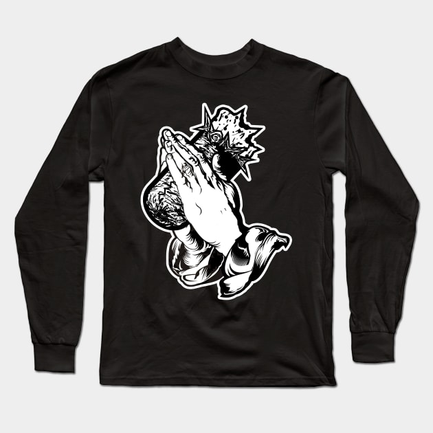 Prayer Burrito Long Sleeve T-Shirt by FEOdome